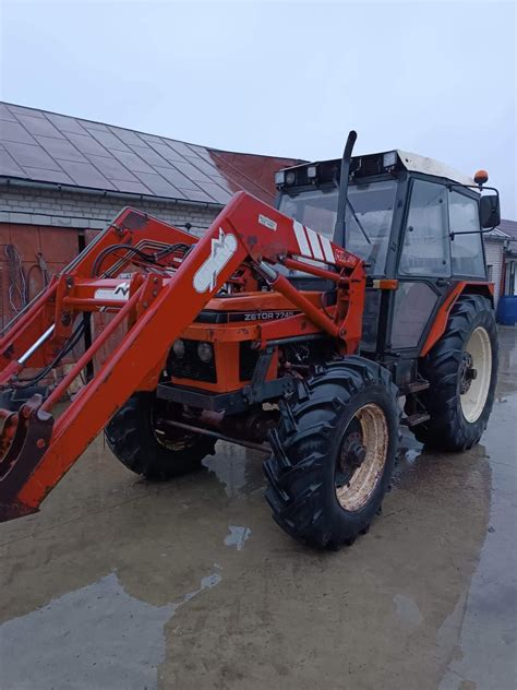 Zarezerwowany Zetor 7745 z turem Grudź OLX pl