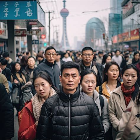 Premium Photo | Photo of people in Shanghai