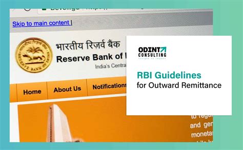 Rbi Guidelines For Outward Remittance Procedure Transactions Rules