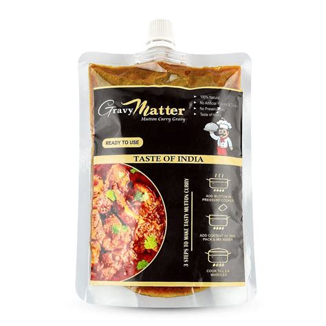 Gravymatter Mutton Curry Gravy Paste G Pack Room Temperature