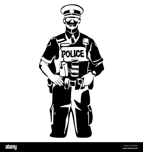 Policman Silhouette Cut Out Stock Images And Pictures Alamy