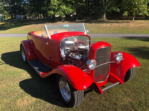 1932 Ford Roadster Gibbons Lobeck 350 Auto Chromed Out Hardtop