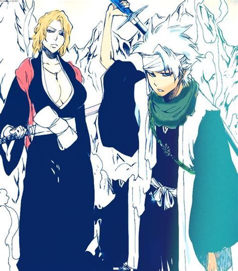Toshiro Hitsugaya Rangiku Matsumoto Bleachanime Bleach Anime