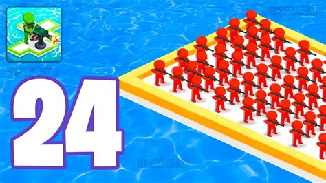 War Of Rafts Crazy Sea Battle Gameplay Walkthrough Part 24 Tutorial