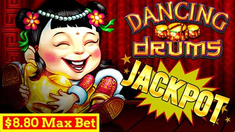 Dancing Drums Slot Machine Handpay Jackpot 880 Max Bet Golden