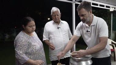 Rahul Gandhi Makes Champaran Mutton Video Congress Leader Shares Clip