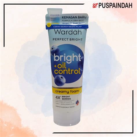 Jual Wardah Perfect Bright Creamy Foam Brightening Oil Control Ml