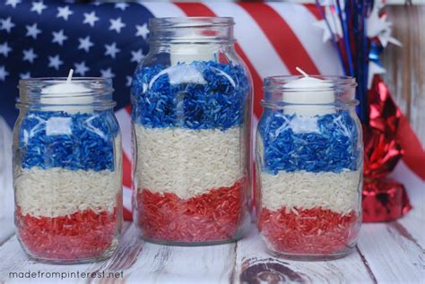 Th Of July Mason Jar Candles Tgif This Grandma Is Fun