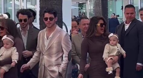 Present Nick Jonas A Su Hija En P Blico Por Primera Vez