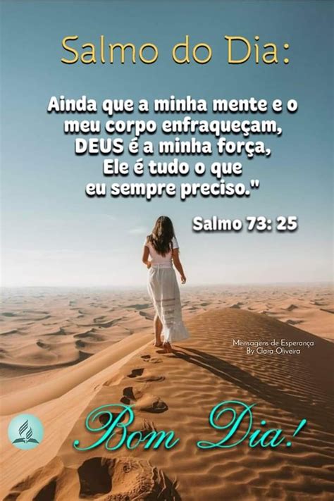 Mensagem De Bom Dia Salmos Frases De Otimismo