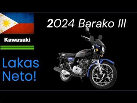 Kawasaki Barako Iii Quick Specs Philippines Youtube