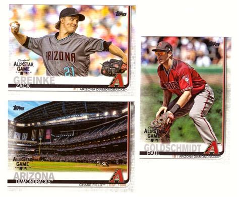 Topps All Star Game Logo Arizona Diamondbacks Team Set Ebay