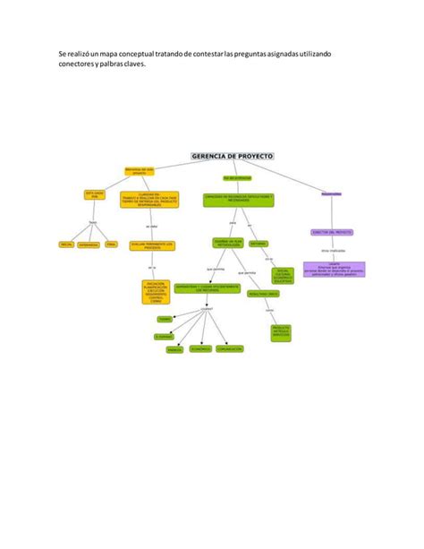 Gerencia De Proyectos De Tecnolog A Educativa Docx Mapa Conceptual Pdf