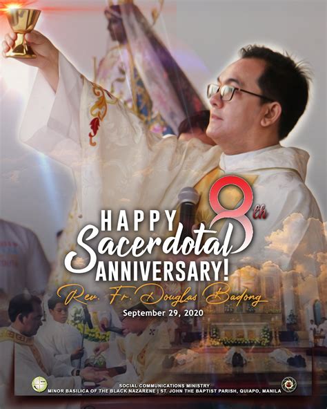 Quiapo Church On Twitter SEPTEMBER 29 2020 HAPPY 8TH SACERDOTAL