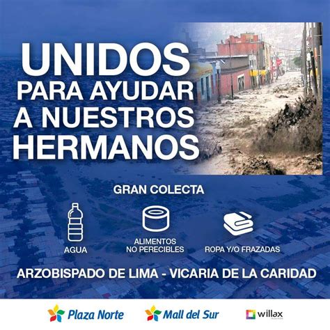 Centros Comerciales Reciben Donaciones Para Damnificados De Huaicos