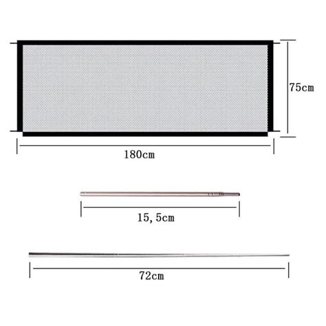 Dog Gates for The House, Indoor Mesh Dog Gate for Stairs and Doorways ...