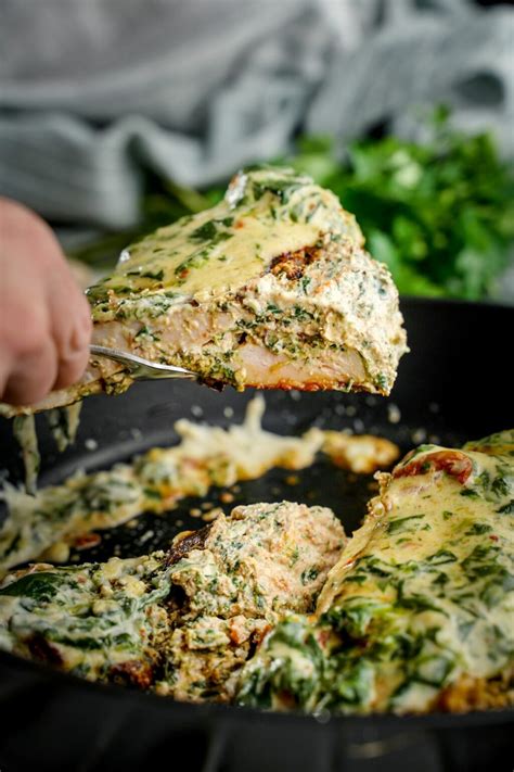 Cream Cheese Spinach Stuffed Chicken Breasts Scrambled Chefs