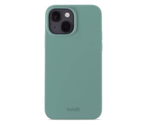 Holdit Silicone Case Iphone 15 Moss Green Etui I Obudowy Na Smartfony