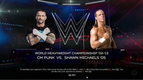 WWE 2K24 FULL MATCH CM Punk Vs Shawn Michaels WWE Title Match