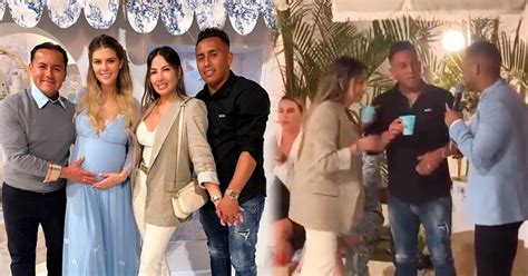 Christian Cueva Deb A Tomar Shot En Baby Shower De Brunella Horna Y