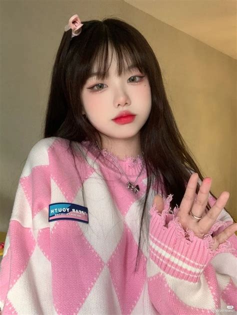 Ulzzang Chinese Girl Unfiltered Reference Cute Korean Fashion Makeup Aesthetic