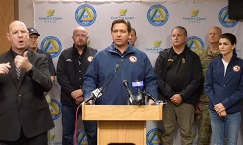 Florida Governor Desantis Gives Update On Storm Ian Rescue Efforts Epochtv