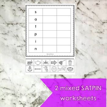 Satpin Beginning Sounds No Prep Worksheets Bundle In Letter Hot Sex