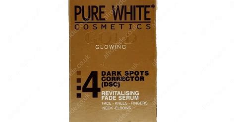 Pure White Cosmetics Gold Glowing Correcteur Serum Afro Pride