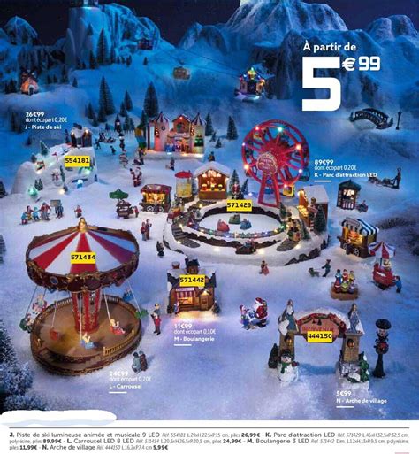 Promo Piste De Ski Parc D Attraction Led Carrousel Boulangerie