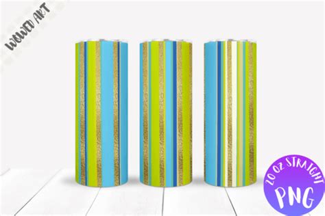 Stripes Oz Skinny Tumbler Wrap Graphic By Wowed Art Creative Fabrica