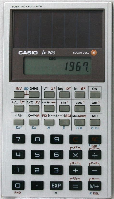 Casio Fx 900 Hotsell