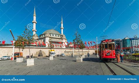 Taksim Mosque Is A Mosque Complex At Taksim Square Istanbul Turkey