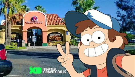 Dipper Goes To Taco Bell Dipper Selfie Gravity Falls Humor Dippergoestotacobell Dipper