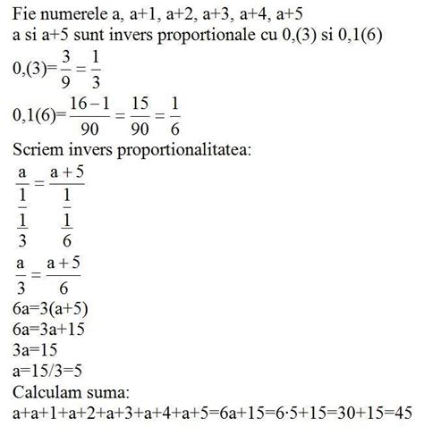 Cat Este Suma A Numere Naturale Consecutive Stiind Ca Primul Si