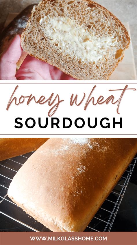 Super Soft Sourdough Honey Wheat Bread Active Or Discard