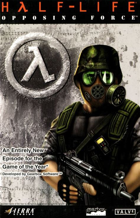 Half Life Opposing Force Cover Or Packaging Material Mobygames