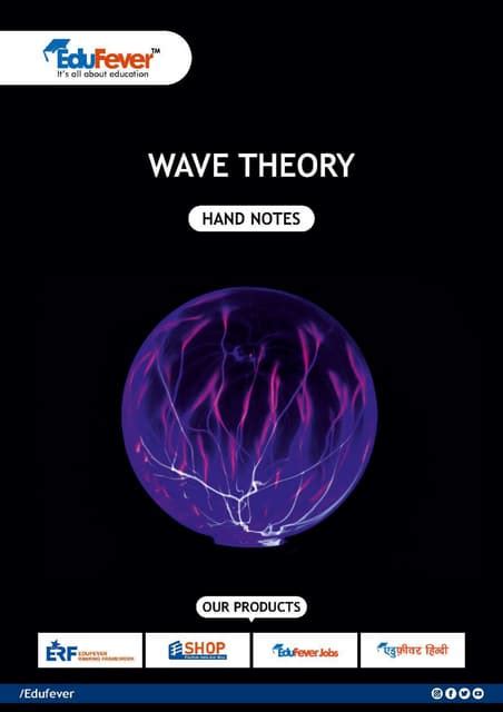 Wave Theory - Physics Handwritten Notes