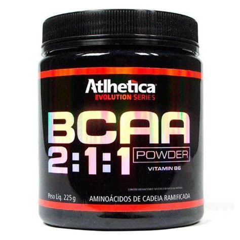 Bcaa Powder 2 1 1 225g Atlhetica Nutrition Submarino