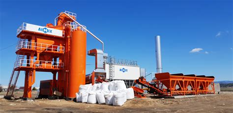 Aimix Lb1000 Asphalt Mixing Plant Works In Russia Aimix Group