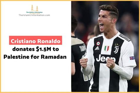 Cristiano Ronaldo Donated 1.5 Million Dollars To Palestine For Ramadan