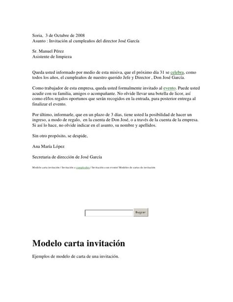 Modelo De Carta De Invitacion En Formato Word Para Descargar Gratis Images