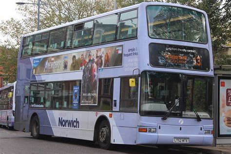 First Eastern Counties Volvo B7TL Plaxton President 32214 LT52 WTX