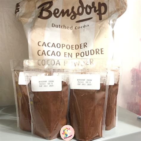 Jual Bensdorp Cocoa Powder G Dutched Cocoa Kokoa Coklat Bubuk