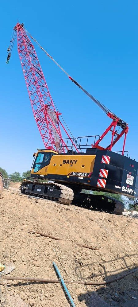 Ton Crawler Crane Rental Service At Rs Month In New Delhi