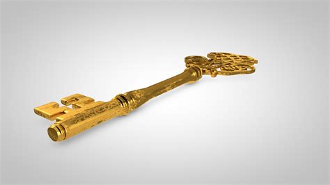 Skeleton Key 3d Model