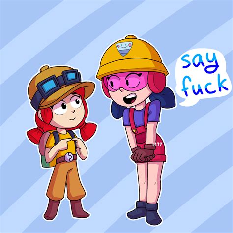 Jessie and Jacky | Brawl Stars by Lazuli177 on DeviantArt