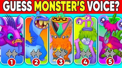 Guess The Monster S Voice My Singing Monsters Blarret Yooreek