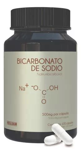 Bicarbonato De Sodio Puro 100 Cápsulas 500mg Heilsam MercadoLibre