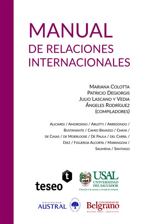 Multilateralismo origen crisis y desafíos Manual de relaciones