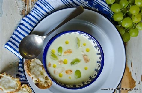 Ajoblanco White Gazpacho With Goat Cheese Croutons